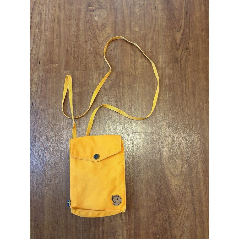 FJALLRAVEN G-1000 Canvas Greenland Pocket Crossbody Shoulder Bag 7x5 Yellow